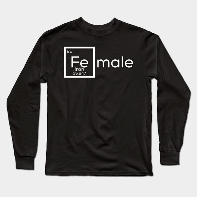 Female iron symbol Long Sleeve T-Shirt by afmr.2007@gmail.com